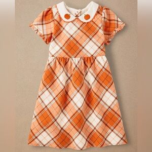 Gymboree little pumpkin dress with Peter Pan color